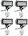 Cutequeen 4 X 36w 3600 Lumens Cree LED Spot Light for Off-road Jeep Lamp Tractor Marine SUV Boat 4x4 Off-road Lighting Rv Atv(pack of 4)