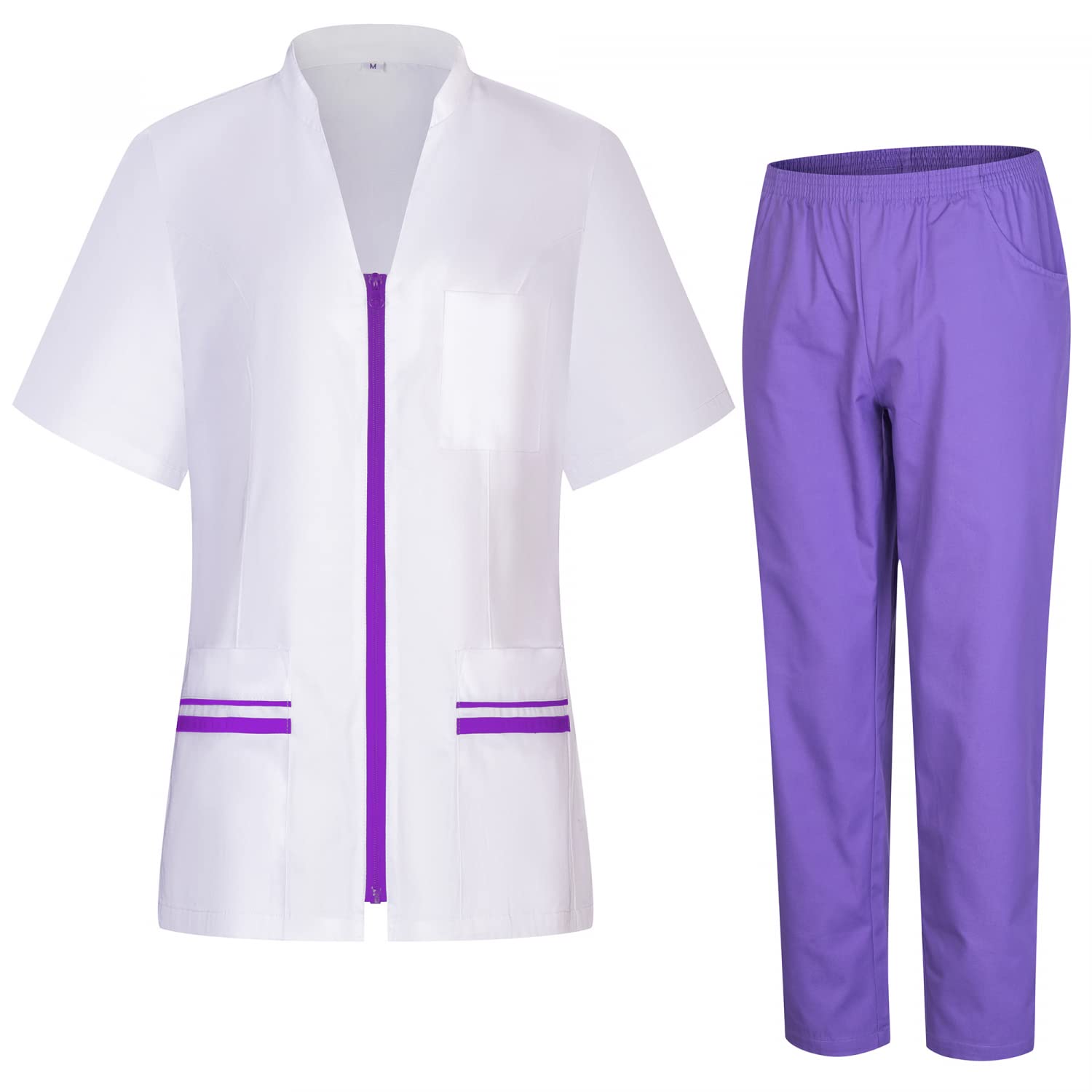 MISEMIYA - Einheitliches Unisex-Peeling-Set – Medizinische Uniform mit Oberteil und Hose – 712-8312