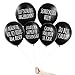 Produktbild Pechkeks 4501011 Anti-Party-Ballons, schwarze Luftballons mit schrägen Sprüchen, Universal 1-Set, schwarz