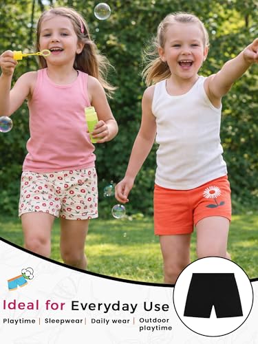 Image of BODYCARE Girl's Cotton Multicolor Boyshorts (Pack of 3)