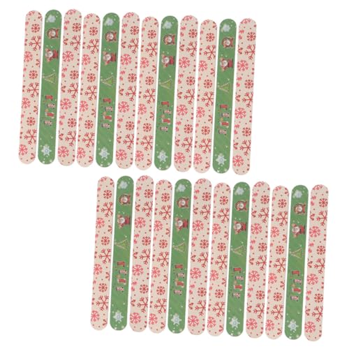 Limes à ongles Noël de forme variée pour polissage des mains et pieds