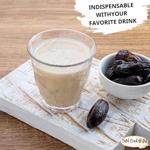 Bonballoon Ajwa Madina Al Amarna Brilliant Saudi Dates Palm Palms Dates Natural Pure Delicious Sweet Taste Compressed Semi Dry Halal Kosher Gmo Free Tamar Tamr Tamaar Fresh Arabia Vegan Ramadan thumb #3