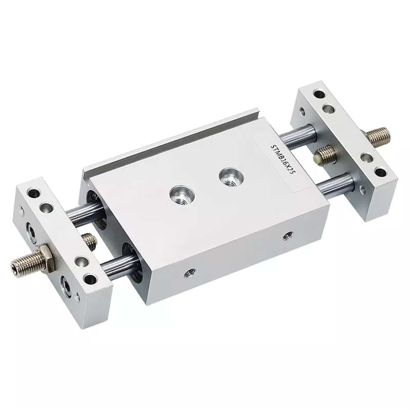 Cylindre à double tige de piston STMB16 alésage 16mm vérin pneumatique double arbre