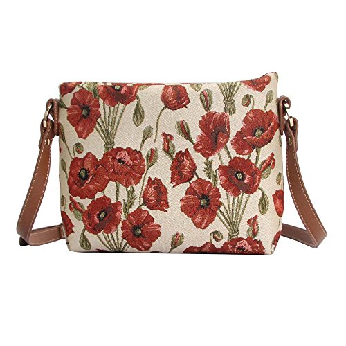 Image of Signare Tapestry Crossbody Bag Sling Shoulder Purse for Women