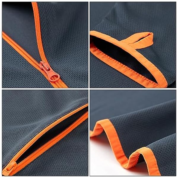 TENDYCOCO 2 Stuks Vissen Kleding Zon Beschermende Jas UV Kleding UV Bescherming Kleding Polyester Vissen Hoodie Kleding Vissen Hooded Kleding Vissen Jas Hoodie Anti-Uv Jas Ademend