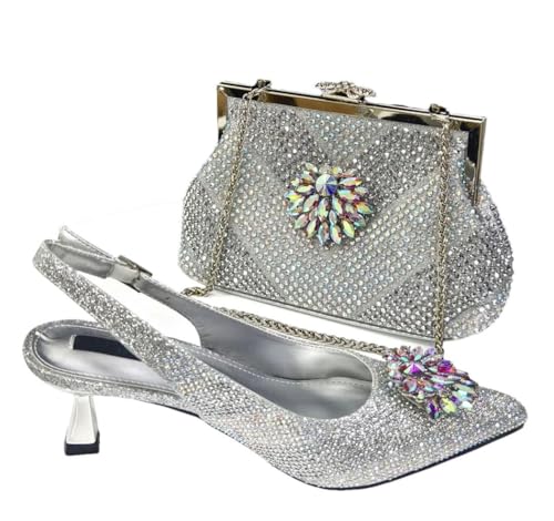 Ensemble de sacs à talons en strass taille 42.5 pour mariage