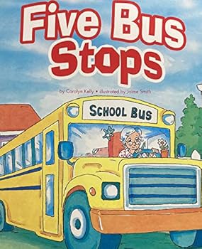 Paperback Pearson Kindergarten Student Reader 4.4: FIVE BUS STOPS Book