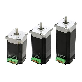 NEMA23 Closed Loop Stepper Motor Kit with CL57R Driver & RS485 Cable - Hybrid Servo System for CNC 3D Printer Industrial Automation Robotics Upgrade 57HSE56