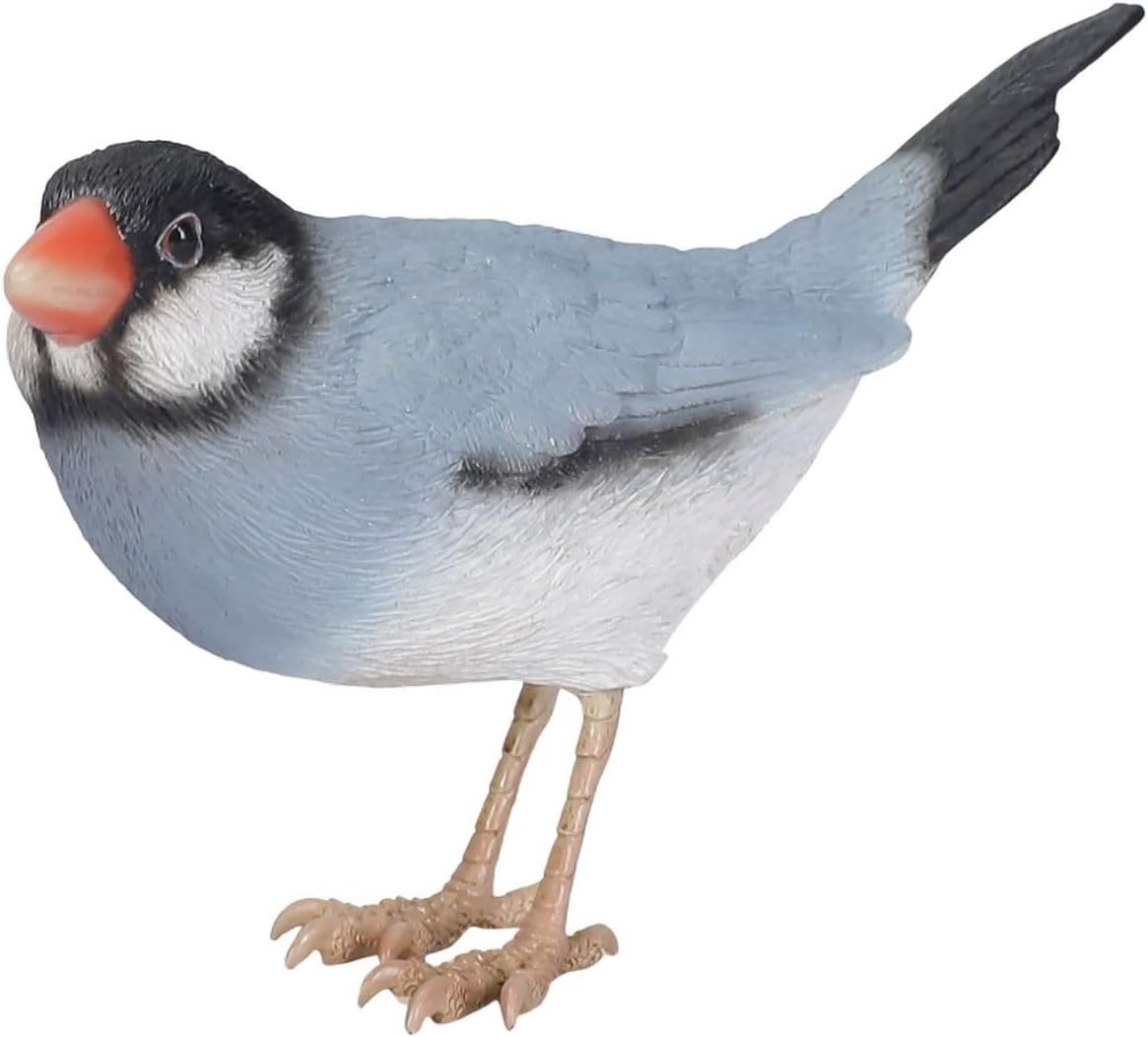 Oubia H15068-2A Normal Literary Bird 12.6 x 4.5 x 7.5 cm Doll Figurine Figurine Animal Garden Decoration Bird