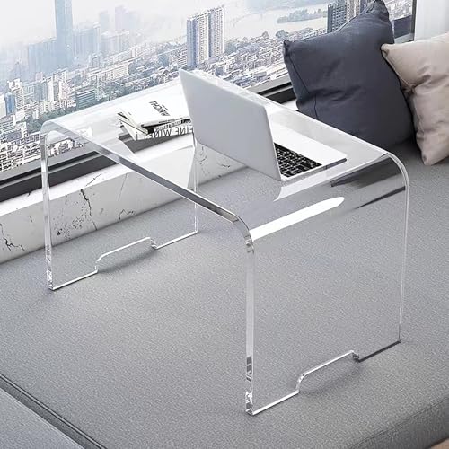 Mesa De Centro Moderna Rectangular De Acrílico