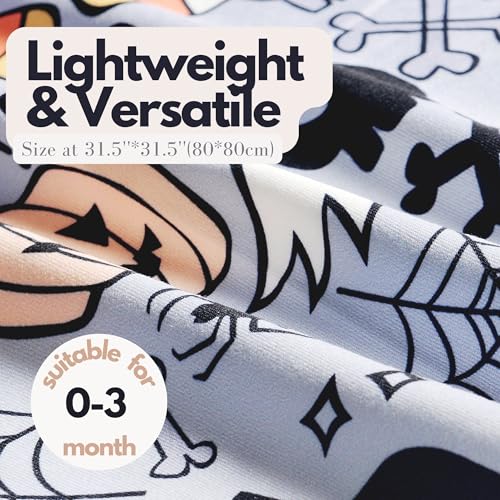 Image of Newborn Swaddle Blanket Set, Headband and Beanie