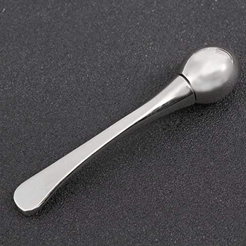 Healifty Kosmetik Spatel Zinklegierung Augencreme Applikator Werkzeug Gesicht Schönheit Hautpflege Roller Massage Gesicht Frauen Damen Silber - Image 8