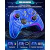 Wireless Switch Controllers for Nintendo Switch/OLED/Lite/Switch 2, 1200mAh Pro Controller with 10 Color LED Lights, Rechargeable Switch Control Gamepad with Vibration, Turbo, Wake Up, 6-Axis Gyro