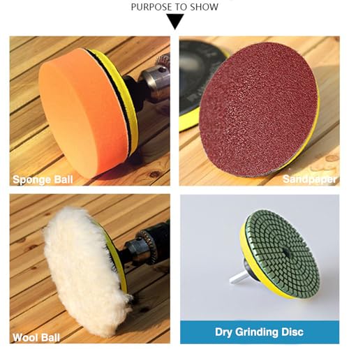 HOTCKB 2 Stück Schleifteller mit Klett M14 150mm Polierteller 6 Zoll Klettteller für Winkelschleifer