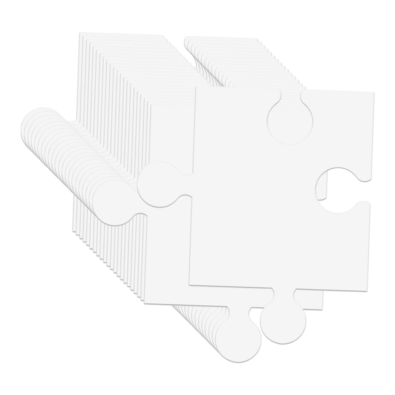 Harilla 24 weiße, Leere Puzzles aus Karton (30,5 x 28 cm) für und Erwachsene – Bastelvorlagen