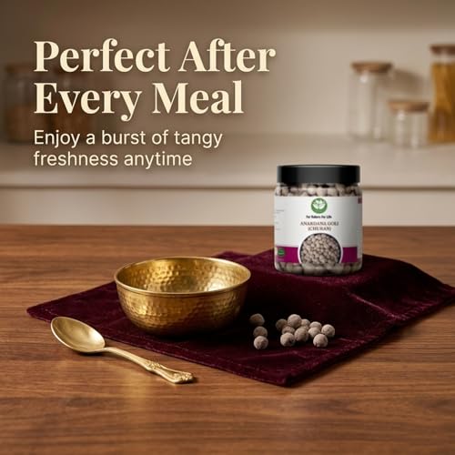 Image of Go Vegan Pachak Anardana Goli 250GM Churan [Mouth Freshener, Digestive,After-Meal,Mukhwas] (Jar))