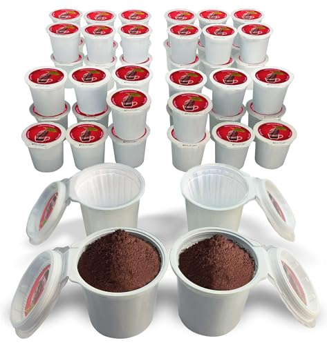 48 iFillCup Pods - Use Your Favorite Coffee, Fits all K Cup Brewers, Save $Hundreds, Holds 50% More...