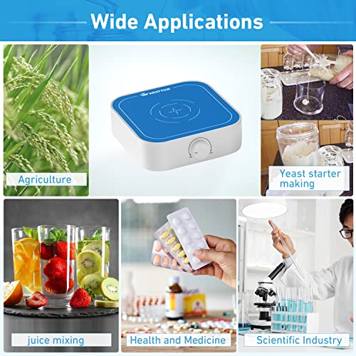 image for WEST TUNE 3000rpm Magnetic Stirrer Mixer with Stir Bar, Brushless DC M