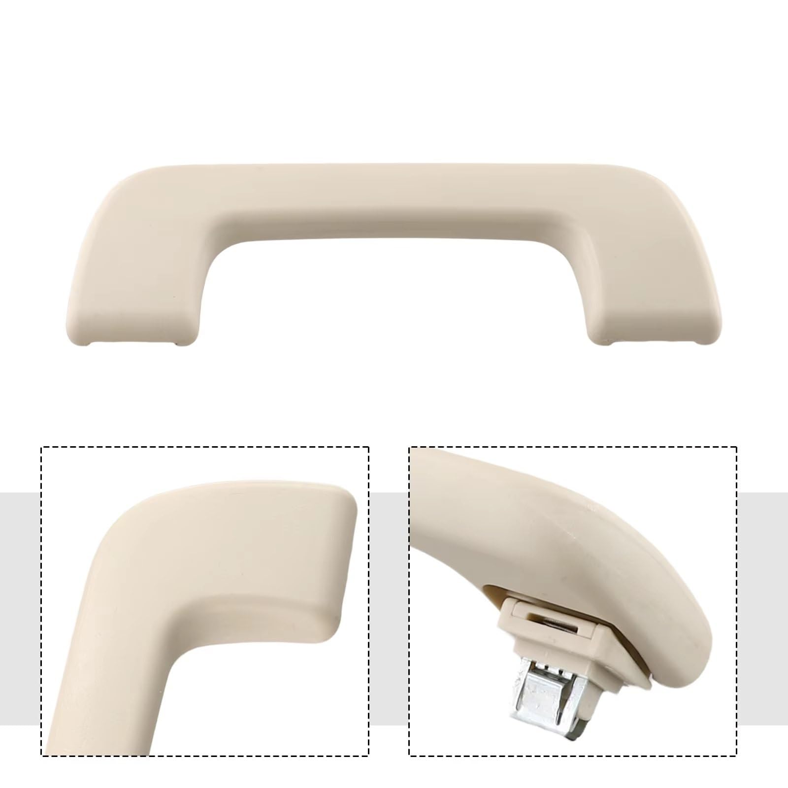 Generico Maniglia Trazione Tetto Compatibile con A4 per S4 2008 per A4l 2009-2016 1 Pz Maniglia per Tetto Superiore Maniglia per Tetto del Veicolo Maniglia per Tetto Beige Maniglia 8R0857607H