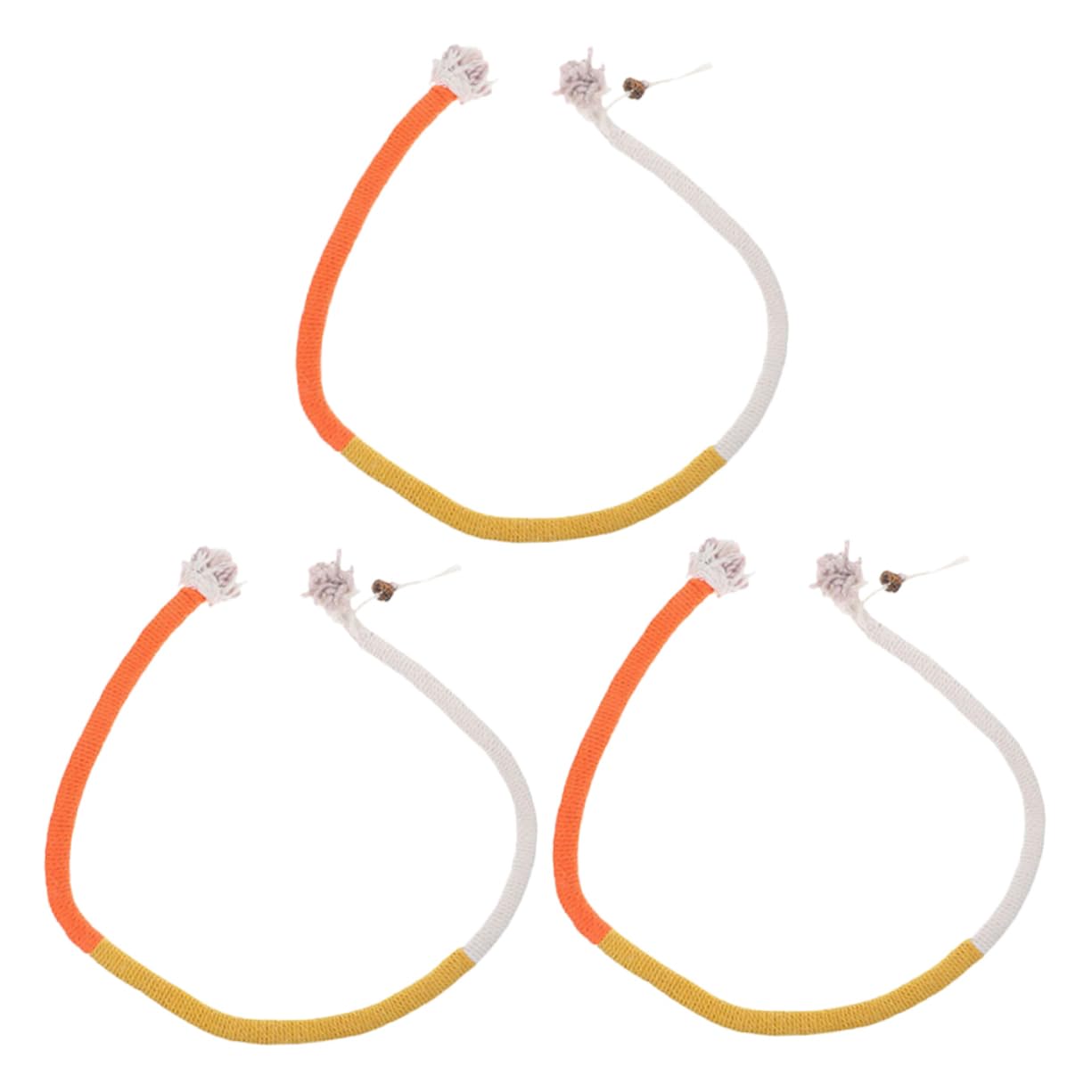 YARNOW 15 Piezas De Cuerda para Masticar Gatos Juguetes para Masticar Juguetes para Gatos Resistentes A Las Mordeduras Juguetes para Juguetes De Cuerda De Algodón para
