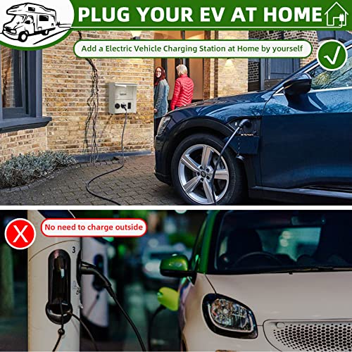 Topseeng Prewired Temporary Power Outlet Panel - Lockable Enclosed Rv Breaker Box With 20, 30, 50 Amp Receptacle Installed, Nema 3R Enclosure Weatherproof Plug For Temporary Hookup Camper Trailer #TOP1