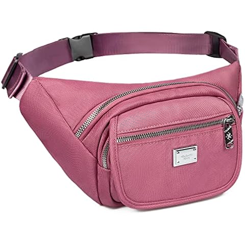 VOLGANIK ROCK Fanny Packs for Women Men, Fashion Waist Pack Belt Bags for Teens with Multi-Pockets Adjustable Belts, Cute Fanny Pack Bum Bag for Outdoors Workout Traveling Casual Cover