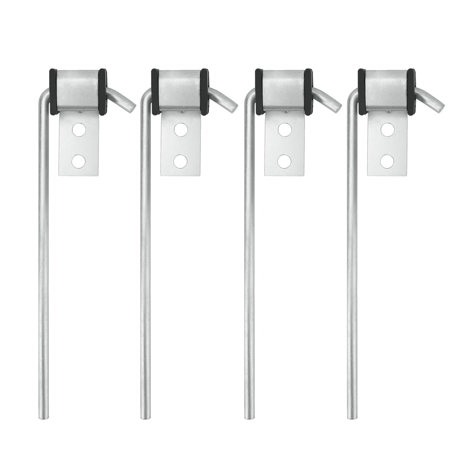 Heavy Duty Exhaust Hanger Rod - Universal Use Exhaust Hanger Removal Tool Bracket Hanger - 3/8" Rod 10" Long （Pack of 4） (EH4PCS-W)