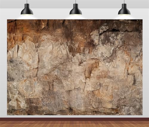Fondo fotográfico BELECO 8x6FT tela poliéster marrón miniatura 1