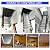INTBUYING Ceiling Attic Ladder Folding Loft Ladder Stairs 31.5x35.4in Ceiling Attic Extension Stairs Carbon Steel/9.8ft Height/12 Pedals/Load 660LB Retractable Ceiling Pulldown Attic Ladder Black