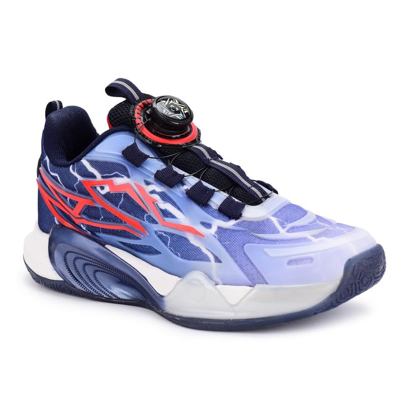 Image of G&D Storm Unisex Kids Shoes with Soft Sole | Rotary Convenience Lock | Air Mesh Upper Breathable, Lightweight | Comfortable & Durable Stylish Indoor & Outdoor| Soft EVA Sports Shoes