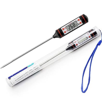 Review Honohil Meat Thermometer Digital for Grill and Cooking, Kitchen Food Candy Ovne BBQ Grill Thermometer for Smoker with Stainless Steel Probe Instant Read Review Honohil Meat Thermometer Digital for Grill and Cooking, Kitchen Food Candy Ovne BBQ Grill Thermometer for Smoker with Stainless Steel Probe Instant Read