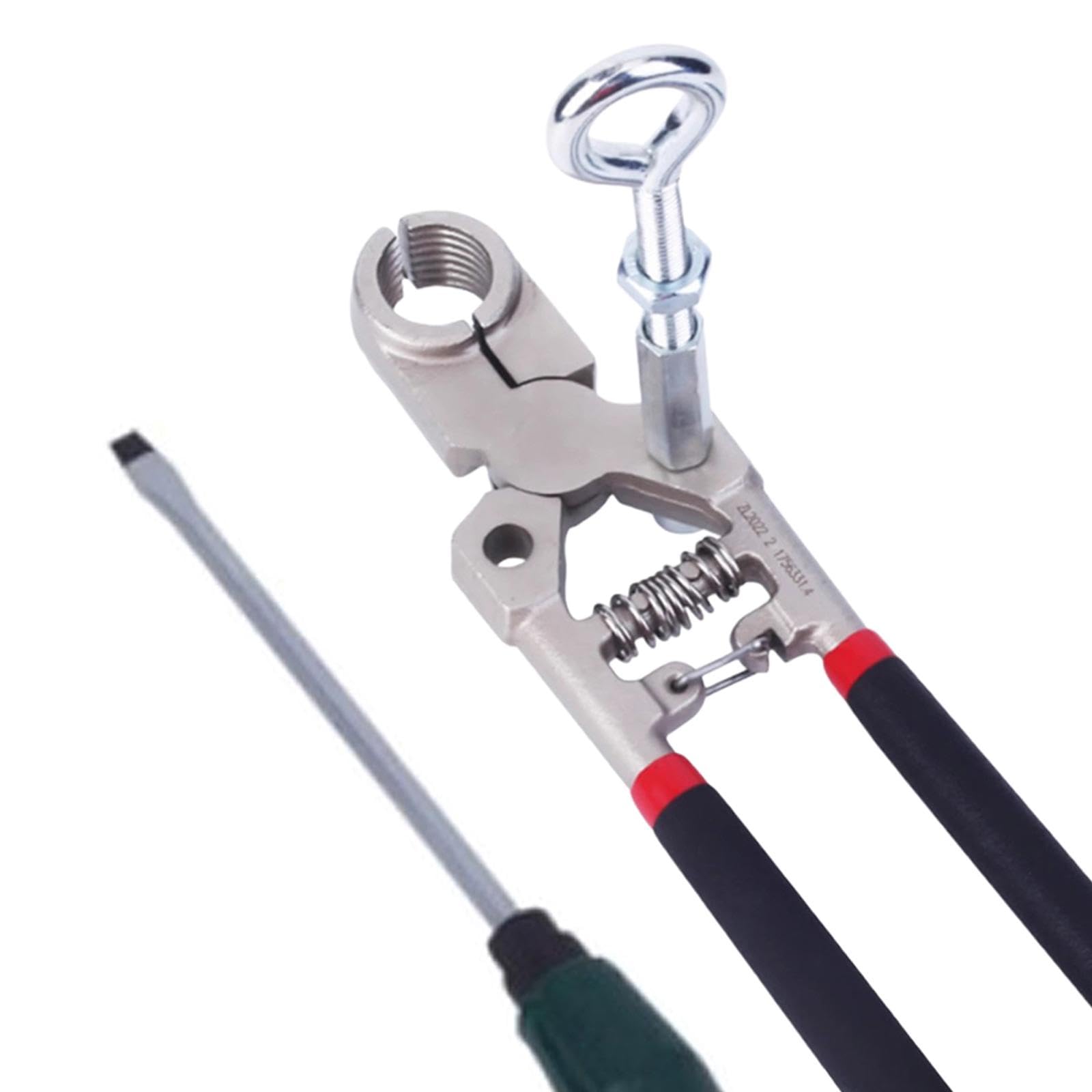 Qianly Pince pour L'extraction Des Tuyaux de Chauffage Au Sol, Professionnelle, Haut de Gamme, En Acier Allié Haute Performance, avec Tournevis