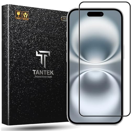 Image of TitanGuard Tempered Glass Screen Protector Guard for iPhone 15 Plus / 16 Plus - 9H Hardness, Military Grade, Anti-Static, Easy Installation Kit - 1 PACK