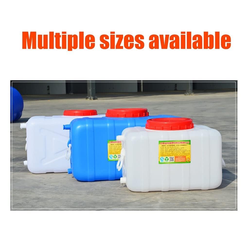 Tanque Almacenamiento Agua Rectangular Plástico Contenedor Almacenamiento Agua Purificada Grado Alimenticio Adecuado Exteriores