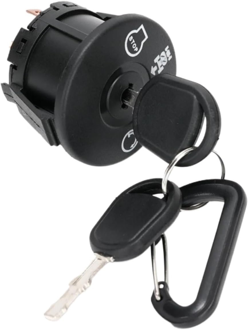 Replace Lawn Mower 4-Position 7Pin Lgnition Switch with 2 Keys Fit for YS4500 GTS3000 LT1000 LT1500 LT2000 DYS4500 GT5000 YT3000 Replace 532193350 193350 33457