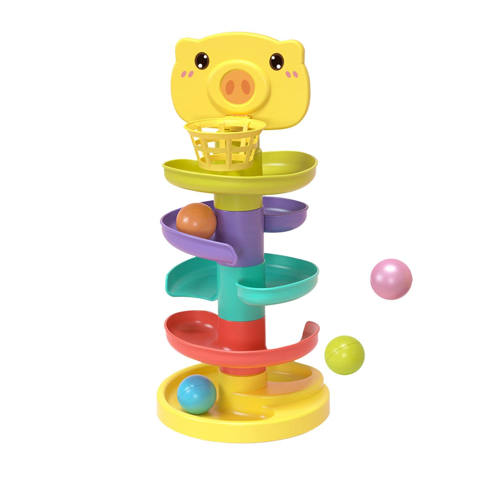 Ball Rolling Track Toy Drop and Go Ramp Toys Montessori for Baby 2 3 4 Ages 5 Level|Toys & Hobbies|Educational|Other Educational Toys-image-39