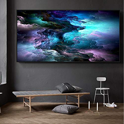 Affiches et impressions sur toile nuage coloré pour décor de salon