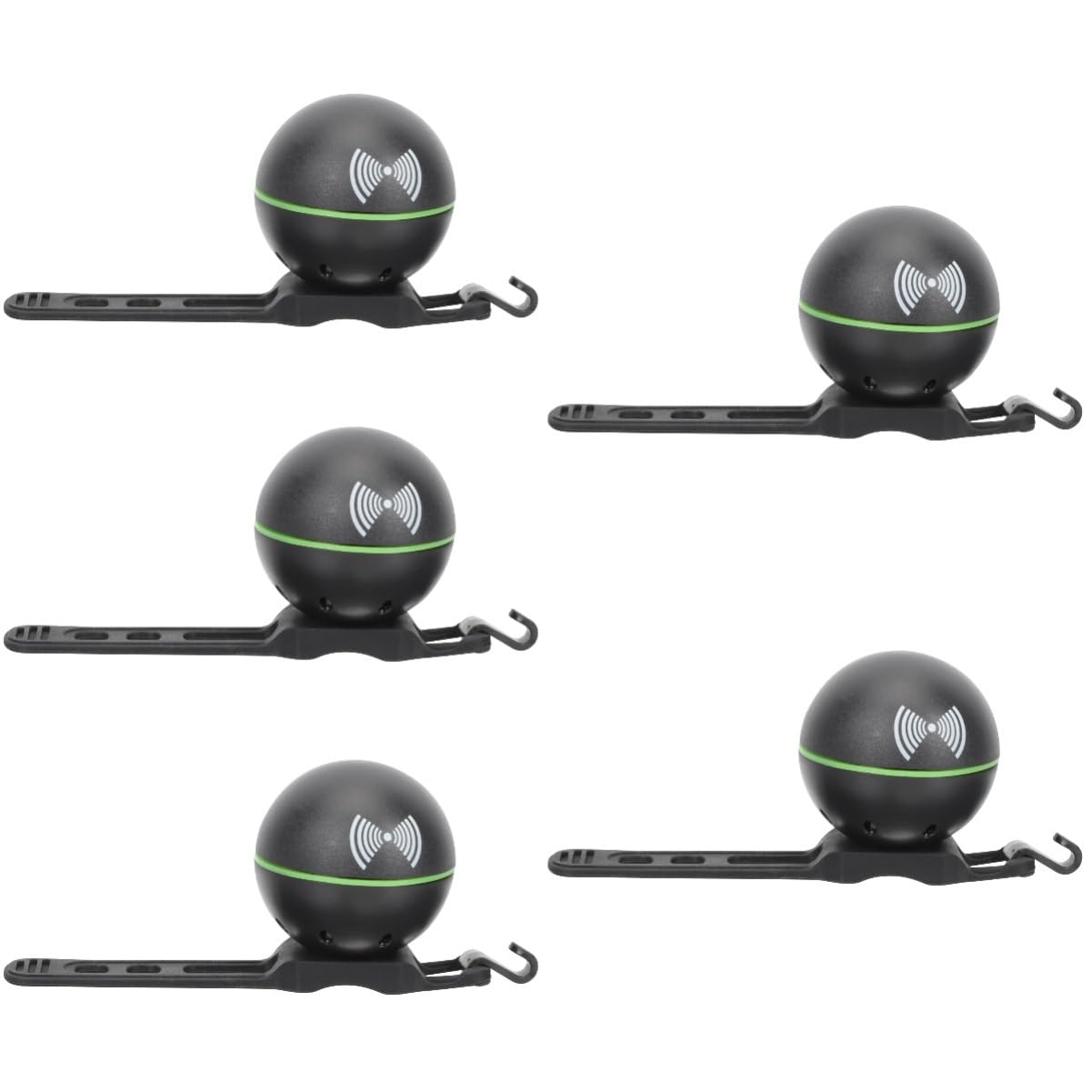 BESPORTBLE Lot De 5 Sonnettes De Vélo Électriques Pliables pour Enfants Klaxon Électronique Sonnette De Guidon Fournitures Universelles pour Vélo