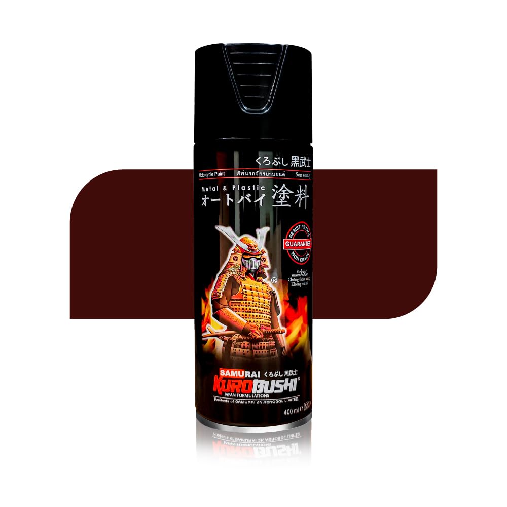 Samurai Standard Colour 10 Maroon Spray Paint- Automotive,Motorcycle,DIY