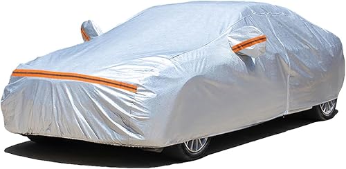 Miniatura 1 de KEYOOG Ajuste para sedán de 197 a 208 pulgadas de longitud, la funda completa de 6 capas para automóvil es impermeable para todo tipo de clima,