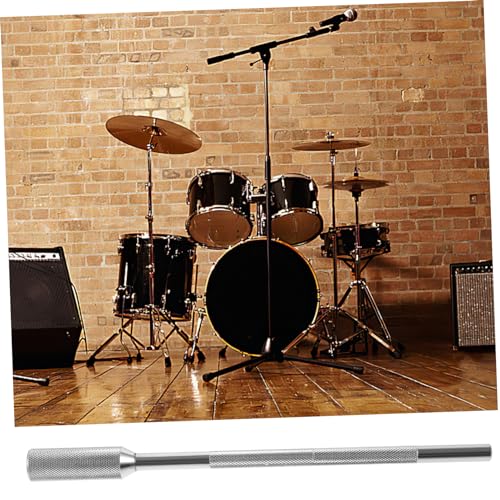 Soporte para montaje de Cowbell con extensión doble para kit de batería para instrumentos de percusión miniatura 6