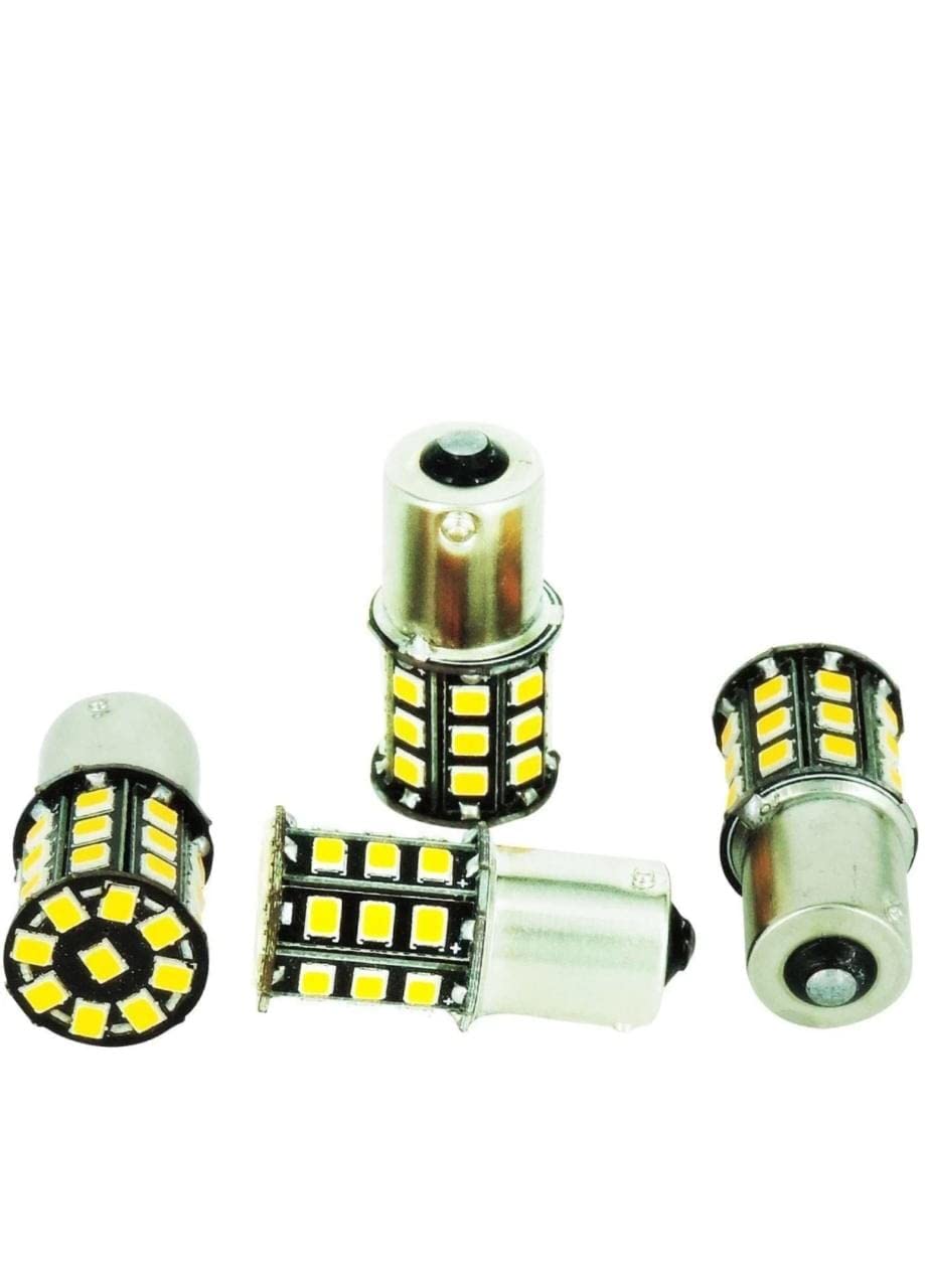 MOTO X-SPEED 33 SMD Parking LED Bulb For Car Break Light Bike Motorcycle Indicator Reverse (Pack of 4)