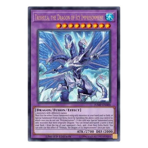 Trishula, The Dragon of ICY Imprisonment - JUMP-EN088 - Ultra Rare Cover