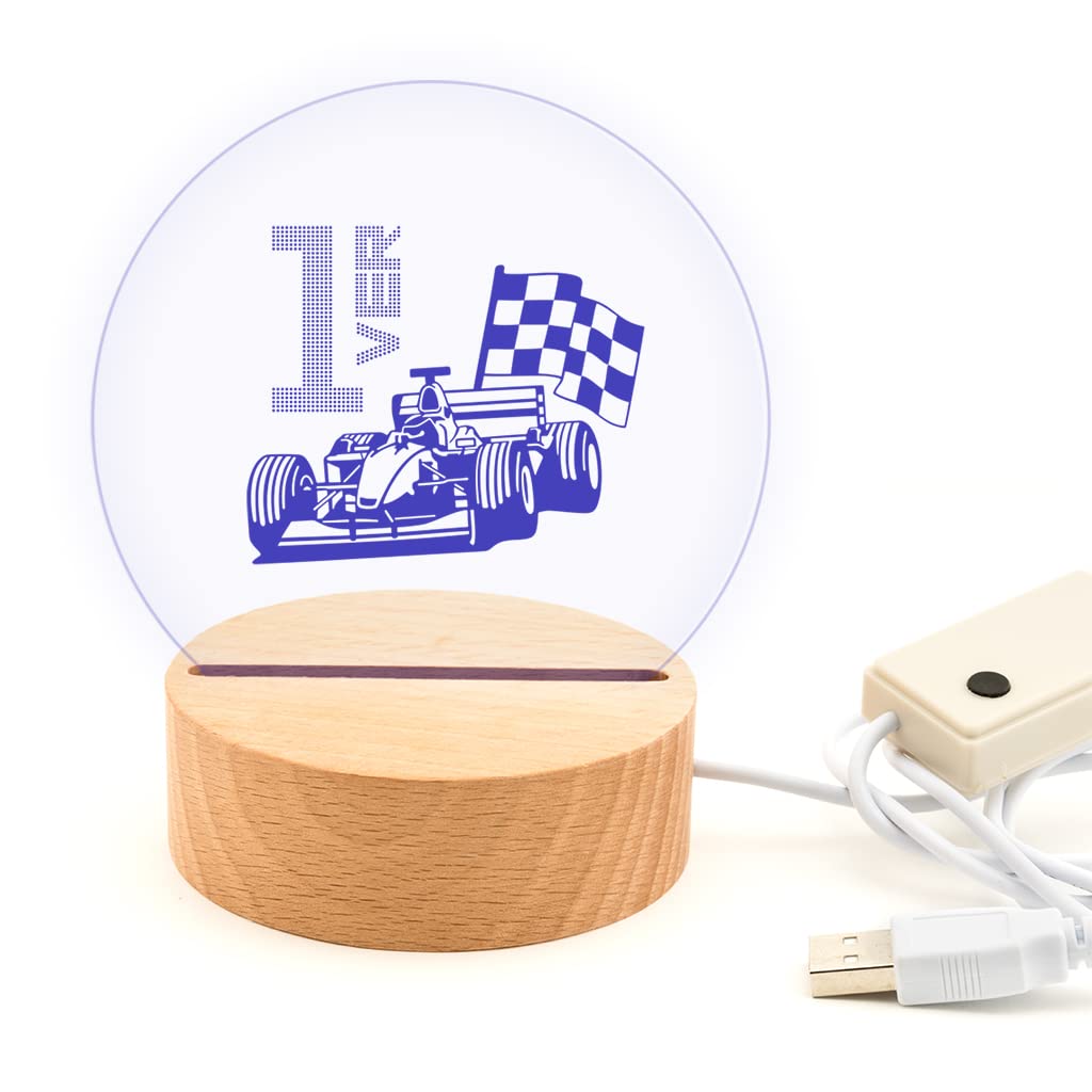 Racing Car Desk Lamp - Formula 1 Decor - Max Merchandise 2022 - F1 Gifts for Men Women