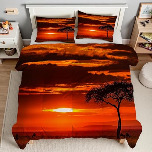 Parure de lit 90x190 microfibre douce avec fermeture éclair