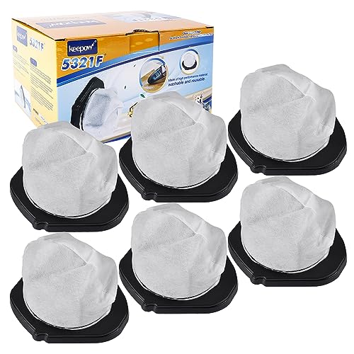 KEEPOW Cordless Vacuum Filter Replacement Compatible with Shark Cordless Handheld Vacuum SV780 SV75Z SV728N SV726N, Replacement Part# XF769, XSB726N (6 Pack)