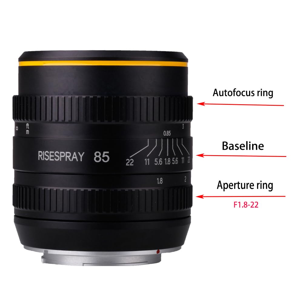 Amazon.co.jp: RISESPRAY 85mm f/1.8 フルフレームマニュアルカメラ