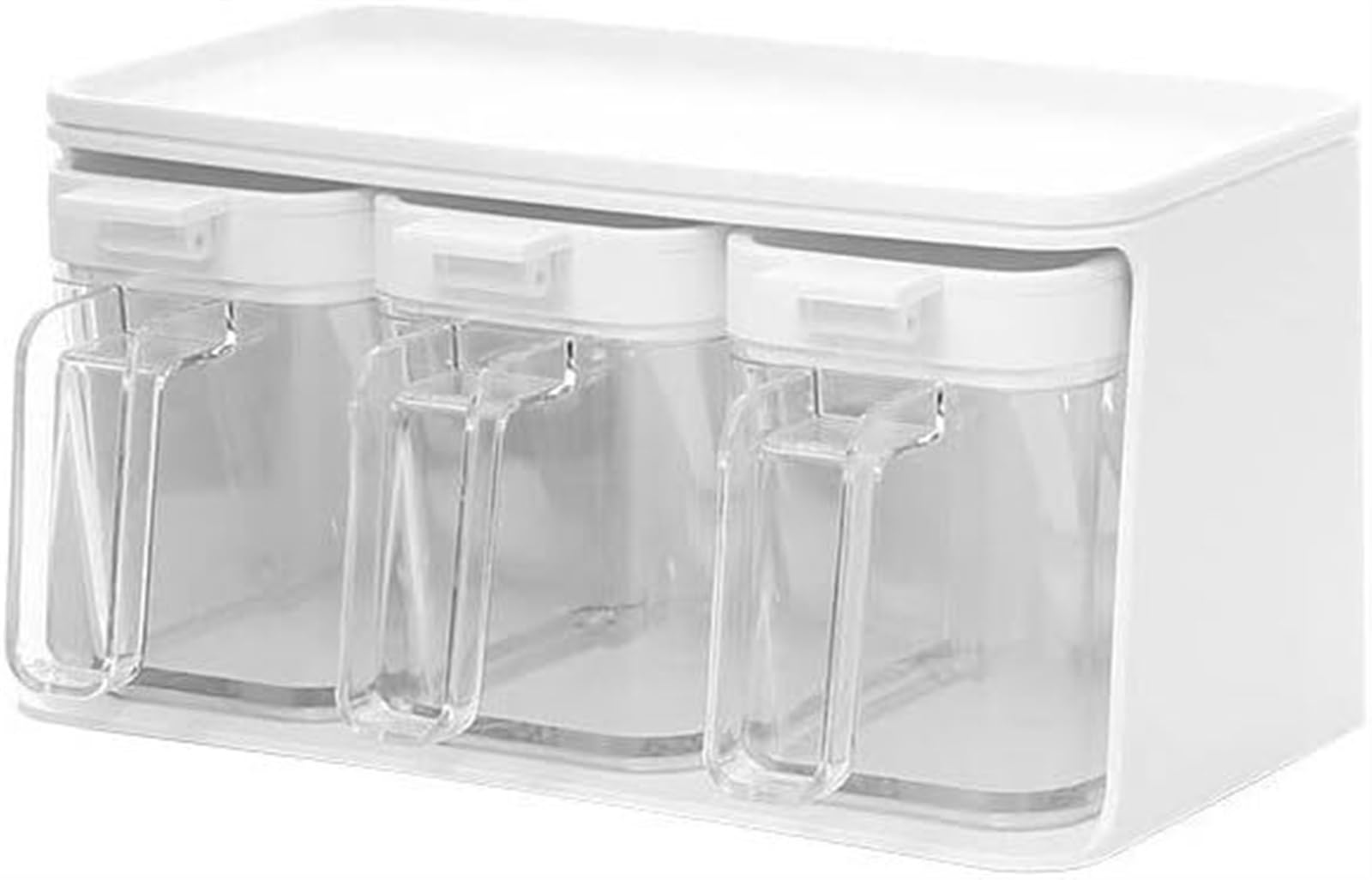 Pots d'assaisonnement, boîte à épices, boîte d'assaisonnement de cuisine, pots à condiments muraux for sel et poivre, sucrier, gadgets, ensembles de dispositifs, boîte à épices, organisateur, outil si