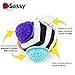 Sassy Chime & Chew Textured Ball Developmental Toy for Ages 0+ Months