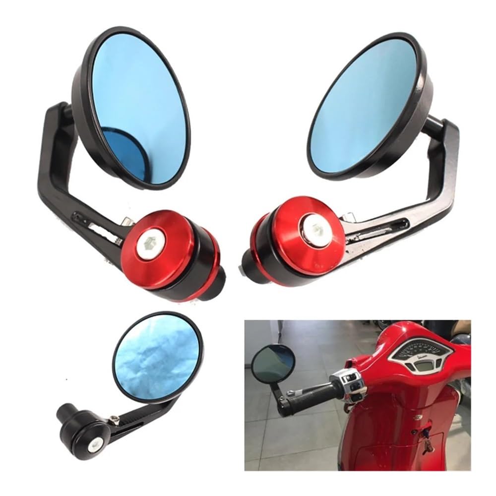 pour V&espa GT GTS GTV 60 125 150 200 250 300 300ie Rétroviseur De Moto Rétroviseurs Latéraux D'extrémité Barre Poignée Scooter Rétroviseurs Moto